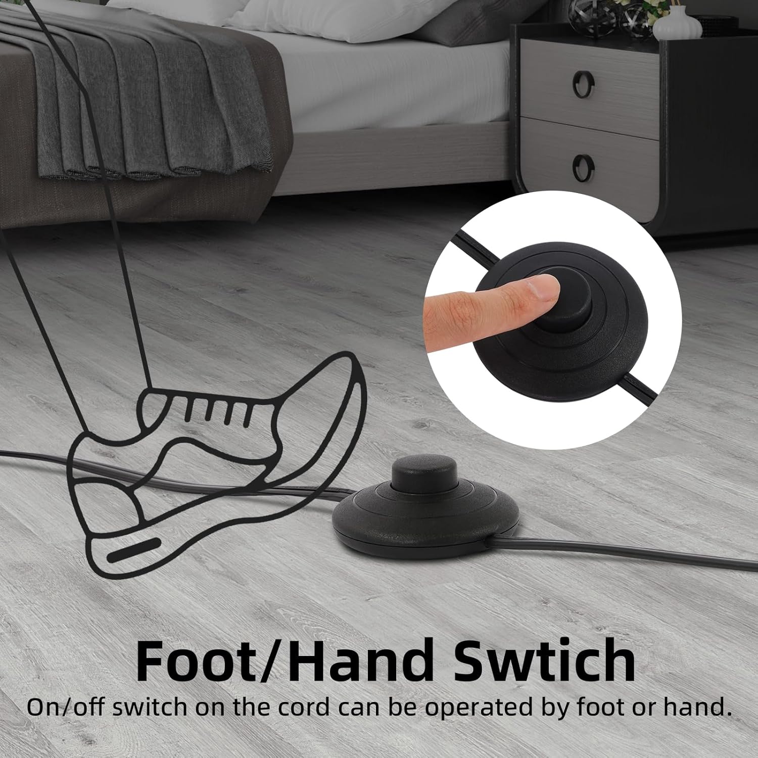 MIOBLUE Floor Can Light Accent Light with GU10 Bulbs