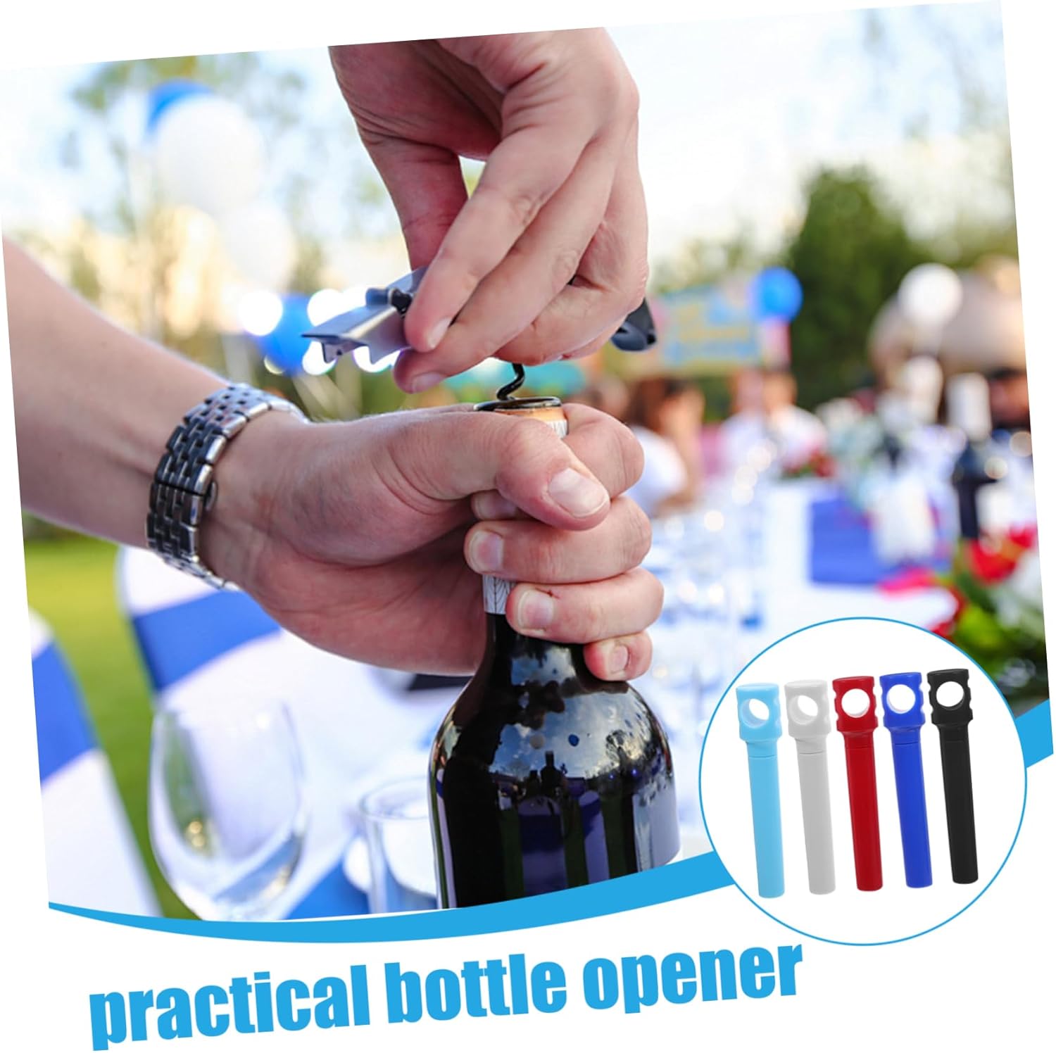 VOSAREA 3sets Wine Can Opener Tool Kit