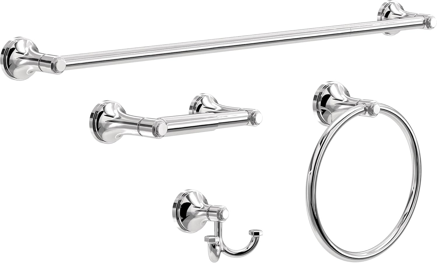 Franklin Brass Double Towel Hook - Polished Chrome