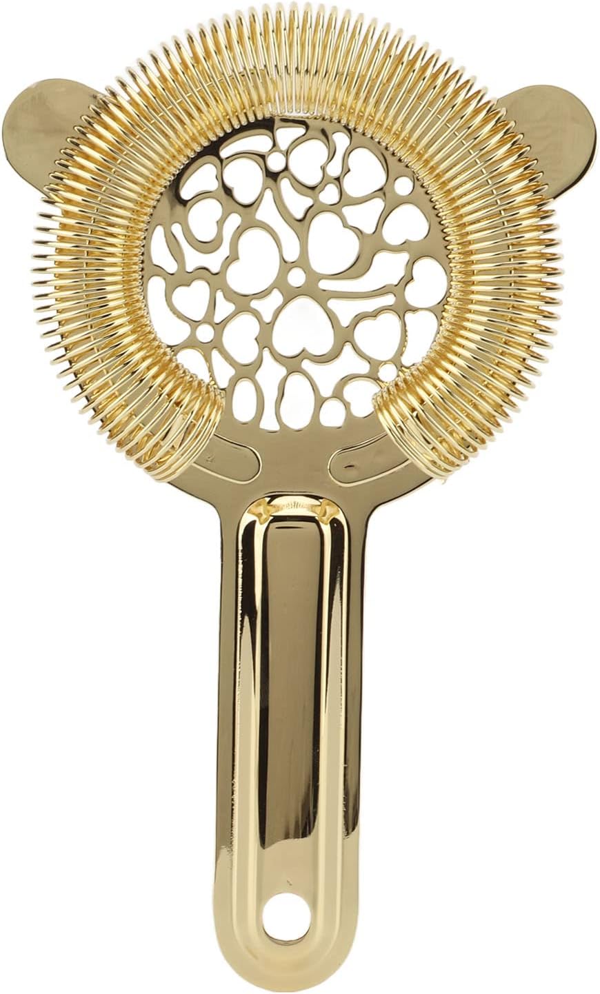 Cocktail Strainer Luxury Gold Stainless Steel for Bartending
