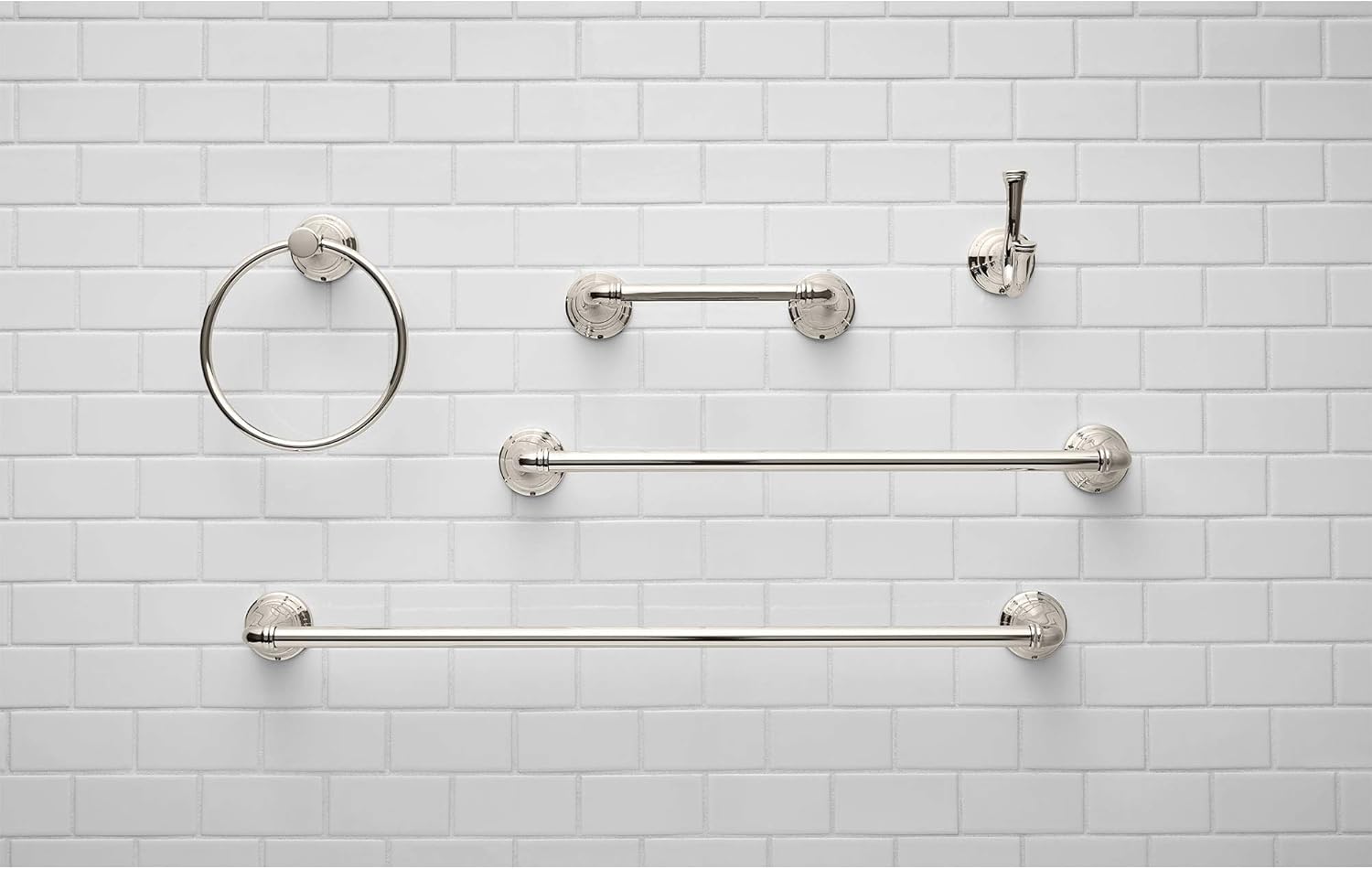 American Standard 7052210013 Delancey Robe Hook Polished Nickel