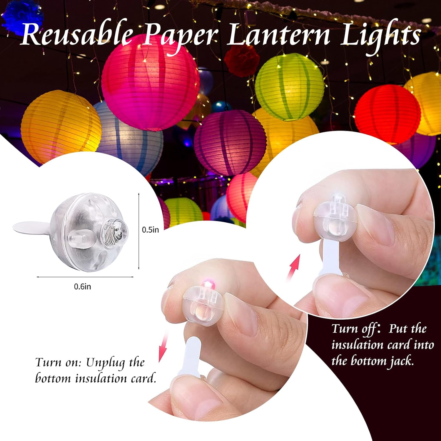 100pcs Waterproof Mini LED Balloon Lights Multicolor 1