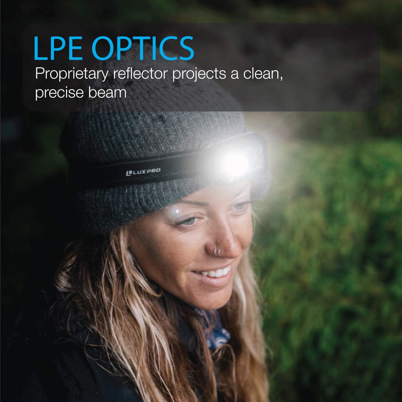 LUXPRO Waterproof LED Headlamp 355 Lumens LP735 1