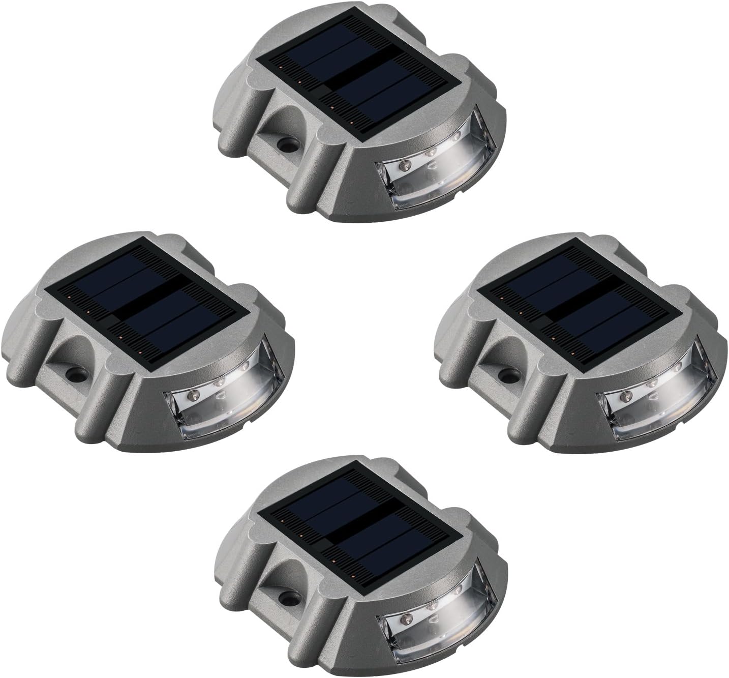 Sunwind 4 Pack Solar Deck Lights Outdoor White