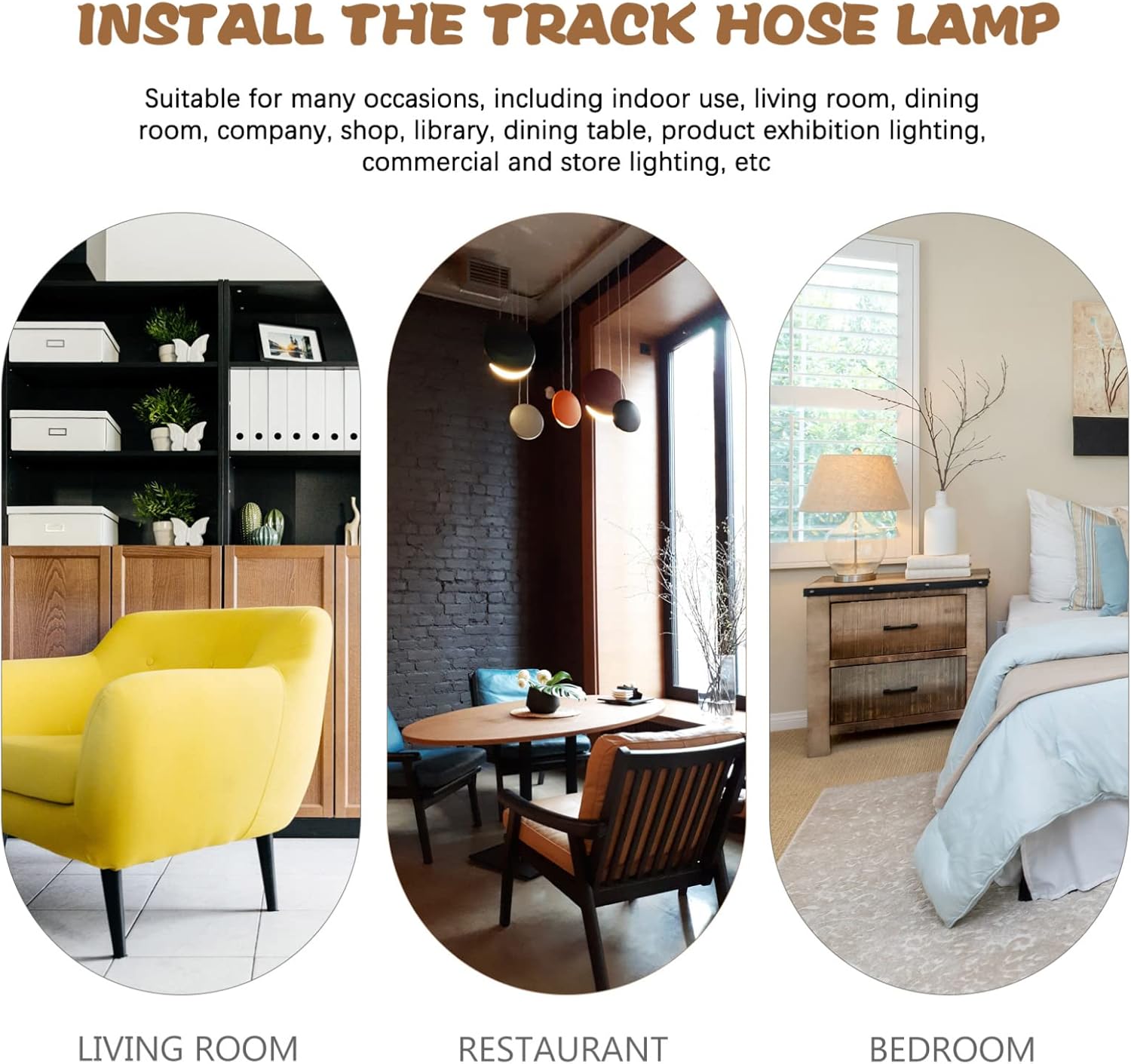 OSALADI Track Light Ceiling Spotlight for Exhibition