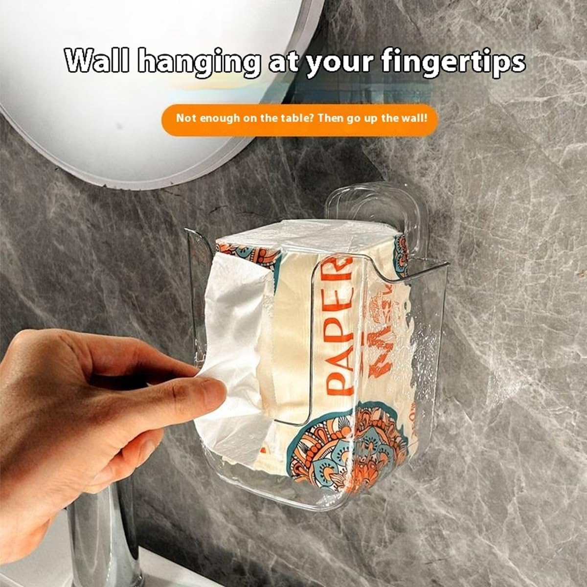 Multi Functional Wall Tissue Box Holder Toilet and Kitchen Use