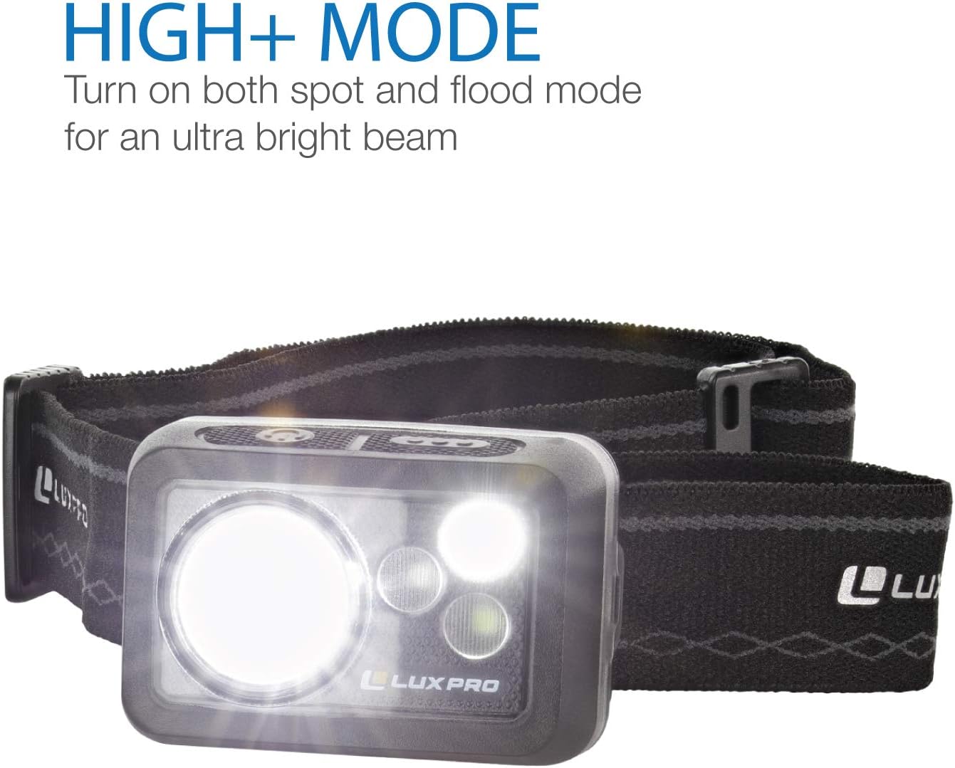 LUXPRO Waterproof LED Headlamp 355 Lumens LP735 1