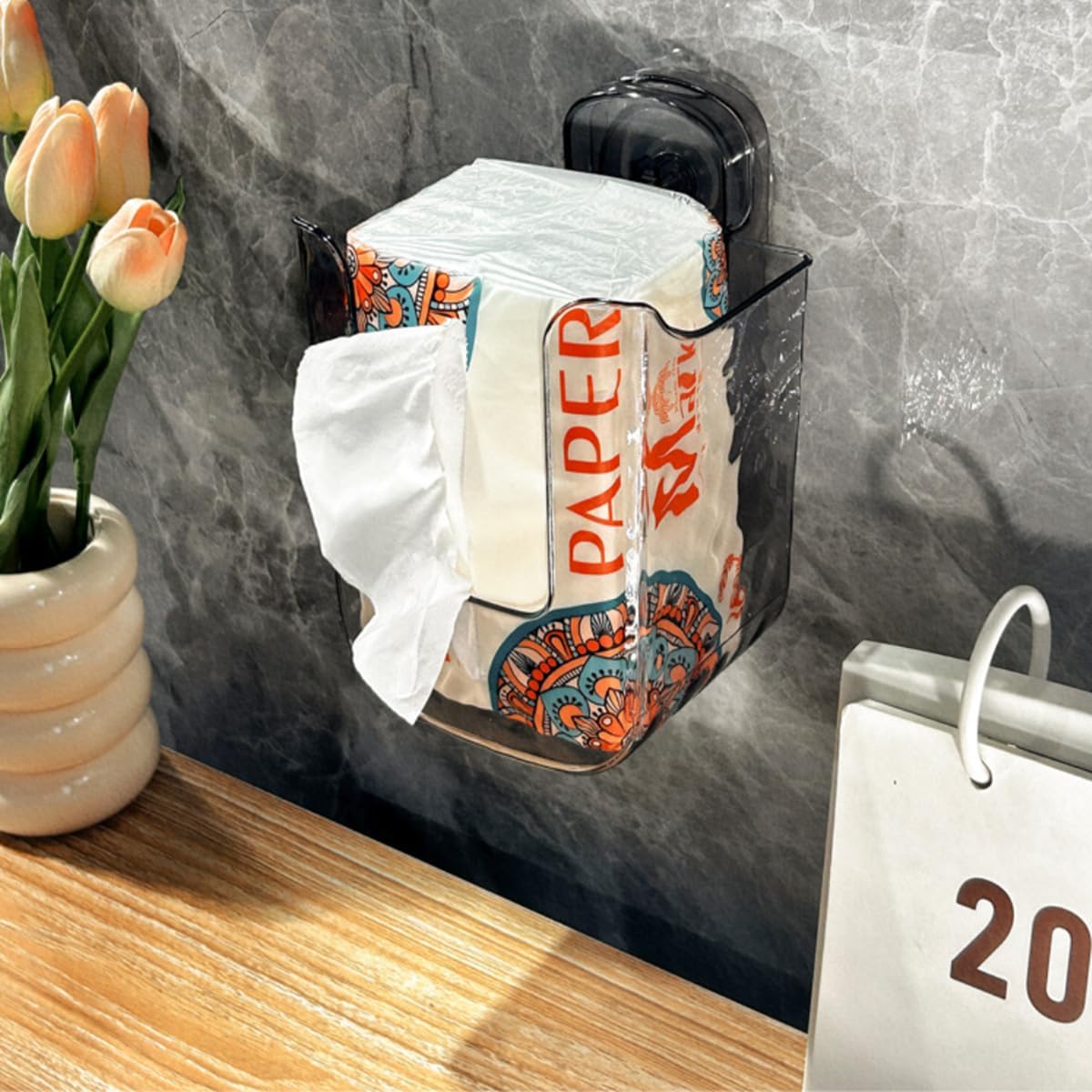 Multi Functional Wall Tissue Box Holder Toilet and Kitchen Use