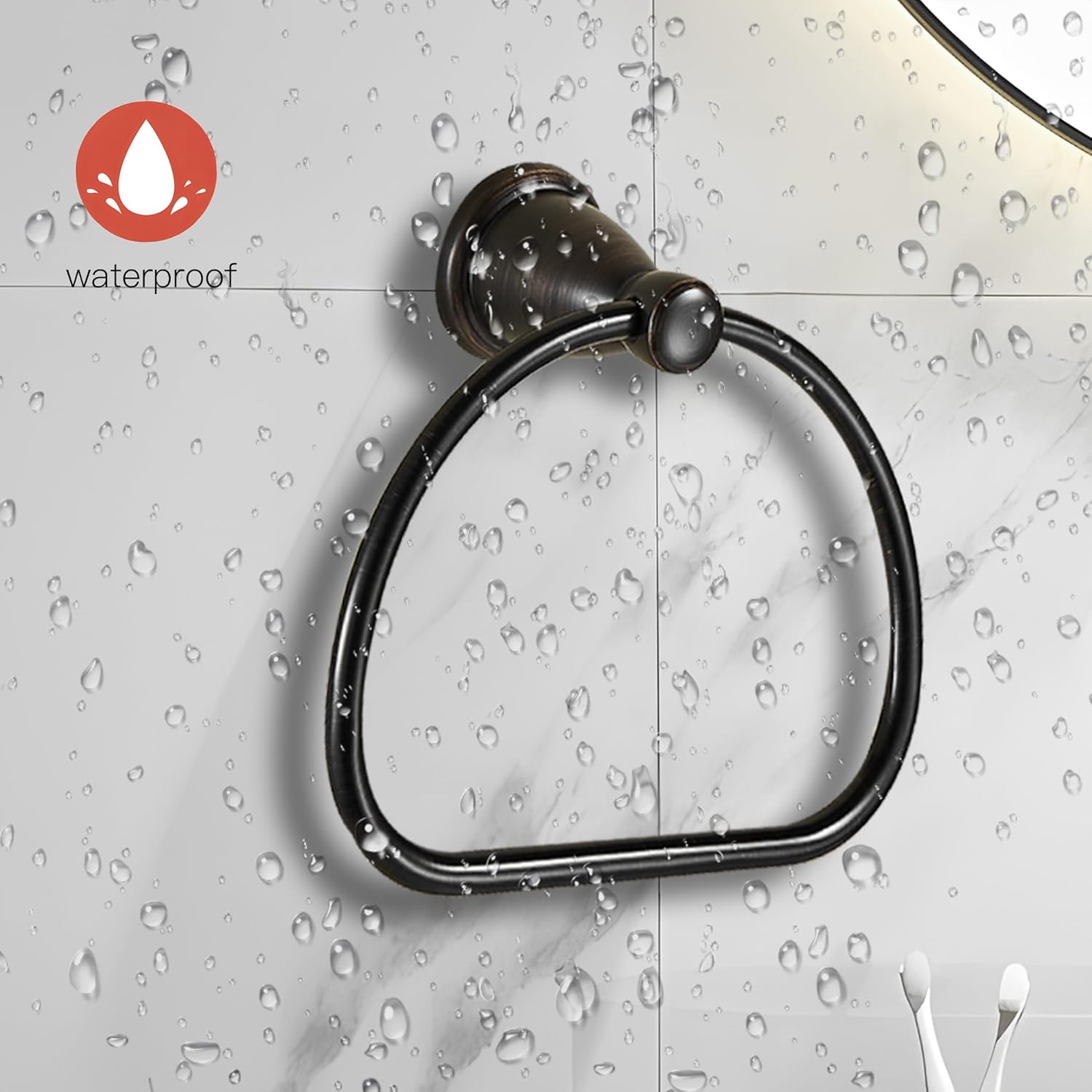 WEIKO Bronze Towel Ring 180 Degree Rotatable