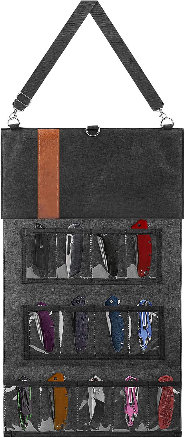 Linkidea Pocket Knife Display Bag with 18 Slots