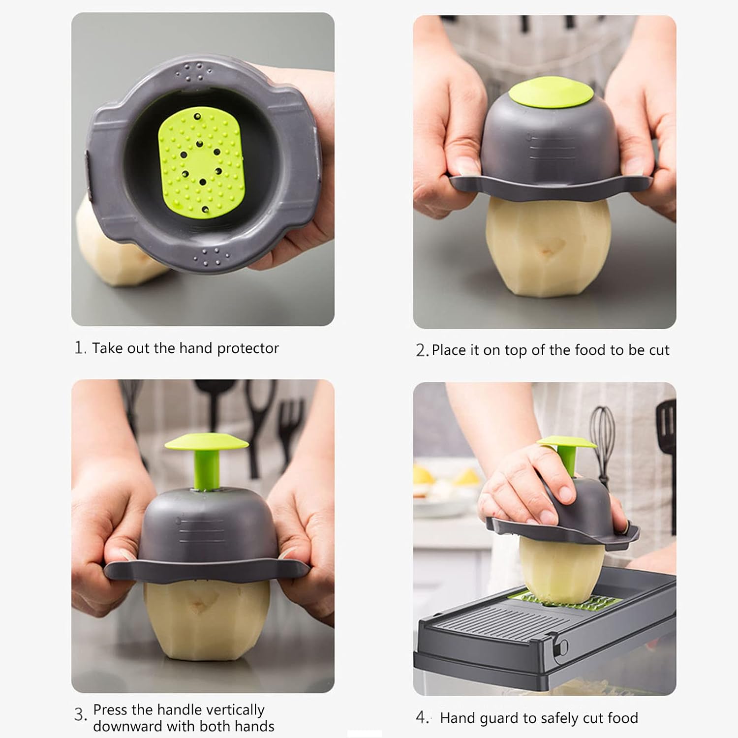 BASESILK 16 in 1 Vegetable Chopper with 9 Blades