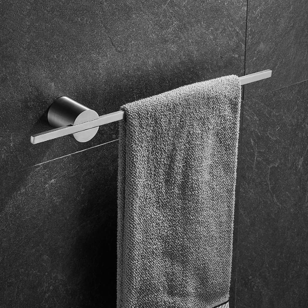ANNBKA Movable Towel Bar 40cm Silver Bathroom Shelf