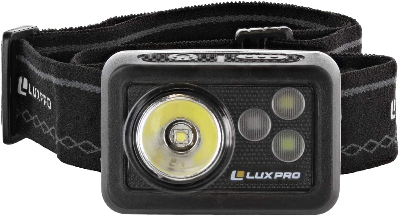 LUXPRO Waterproof LED Headlamp 355 Lumens LP735 1