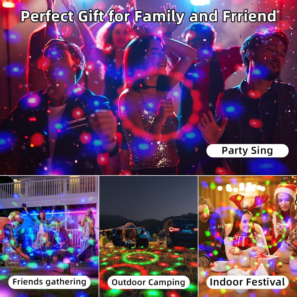 Yiixuyo Disco Ball Light with Sound Control