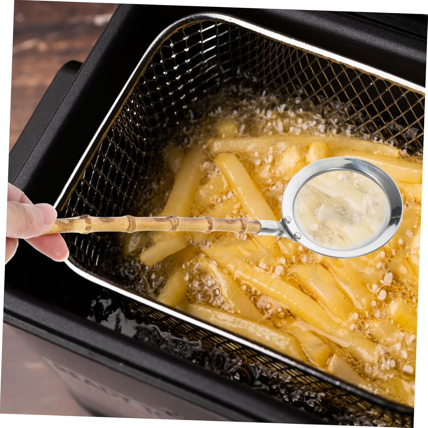 304 Stainless Steel Colander Ladle with Handle
