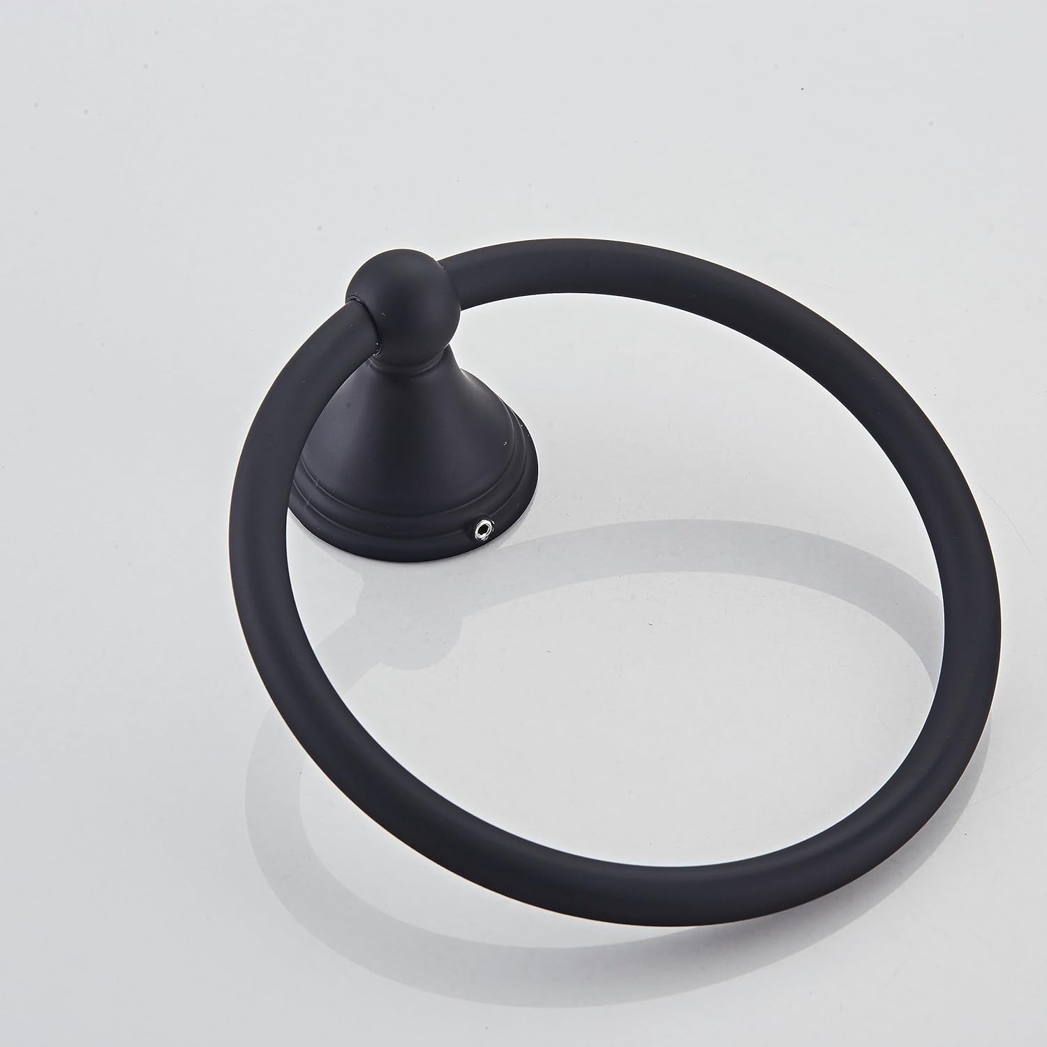 Matte Black Towel Ring 1 Pack Heavy Duty Stainless Steel
