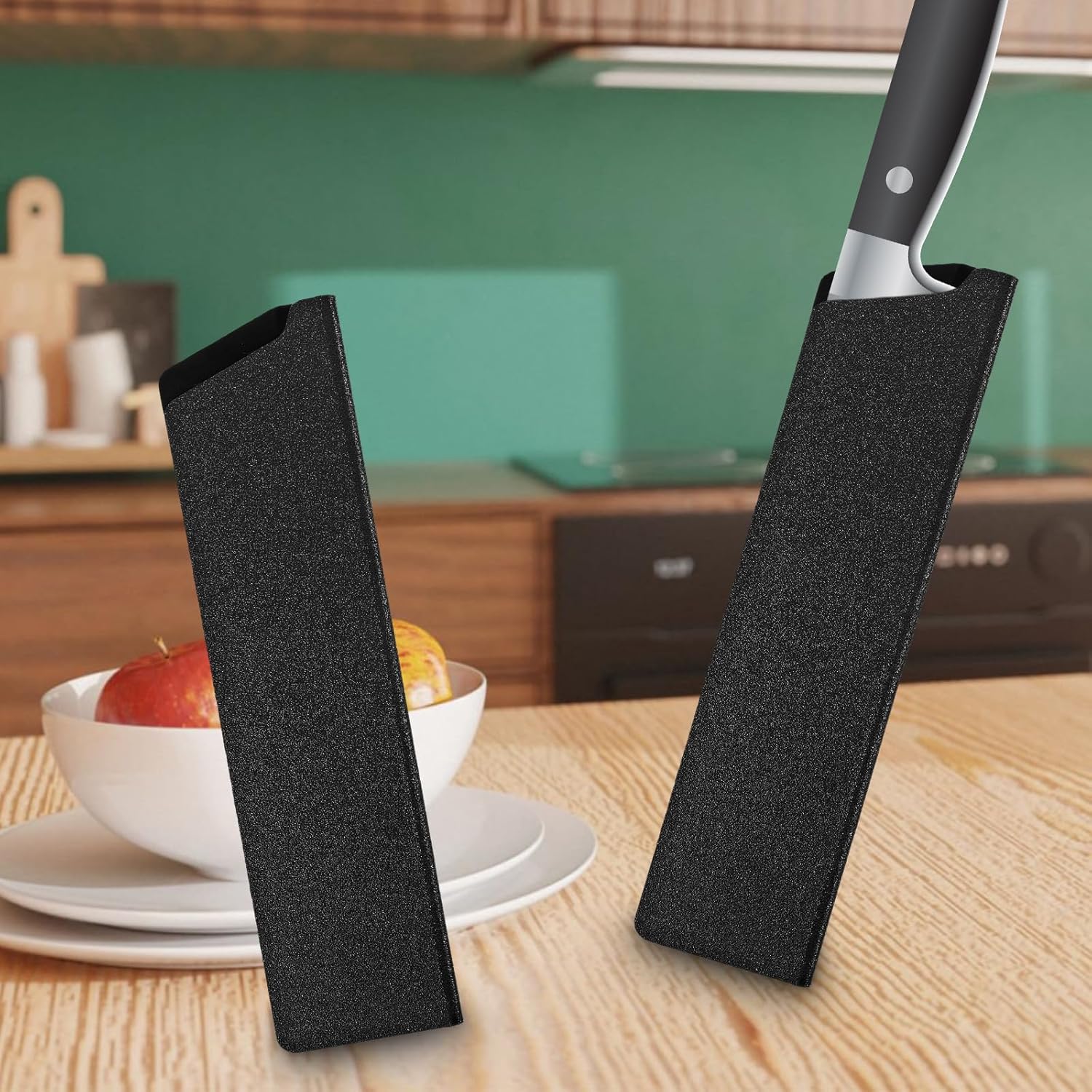 Teaaha 3PCS Chef Knife Sheath Set 458 Inch Universal Blade Guard