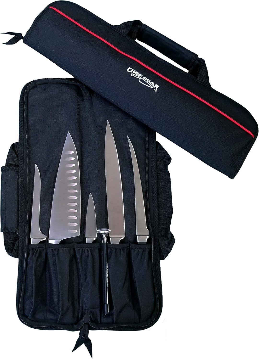 Ergo Chef 5 Pocket Knife Case Roll Bag Bi-Fold