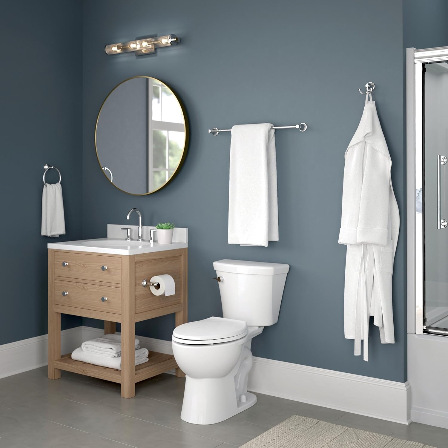 Franklin Brass Double Towel Hook - Polished Chrome