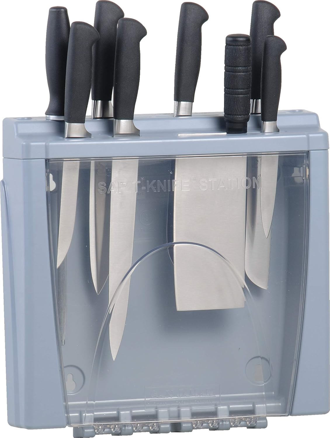 San Jamar Saf-T-Knife Station Gray 15x425 Inches