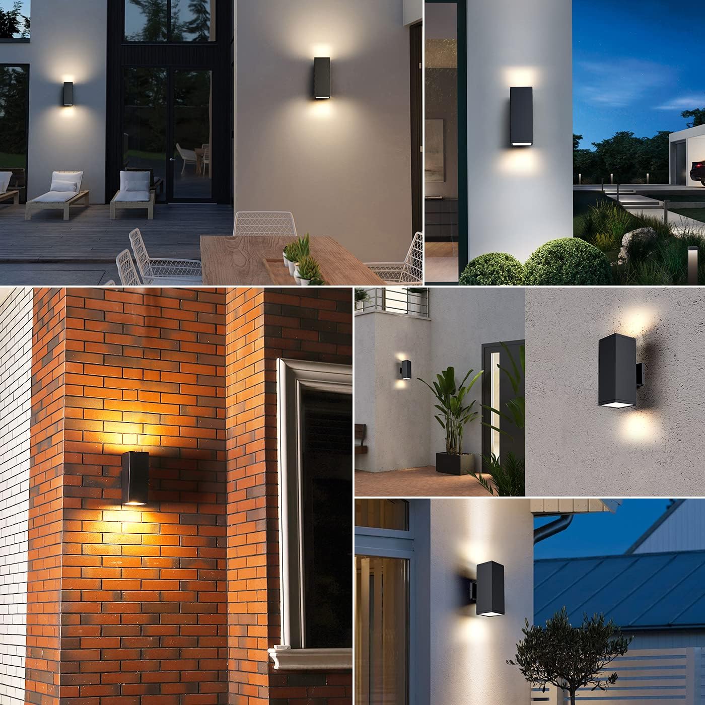 Modern Outdoor Wall Light - Aluminum Porch Sconce