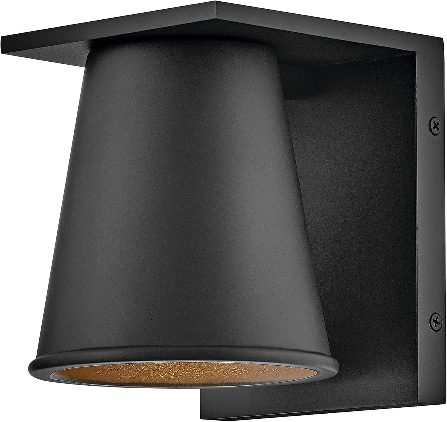 Hinkley Hans Extra Small Wall Mount Lantern Black 1