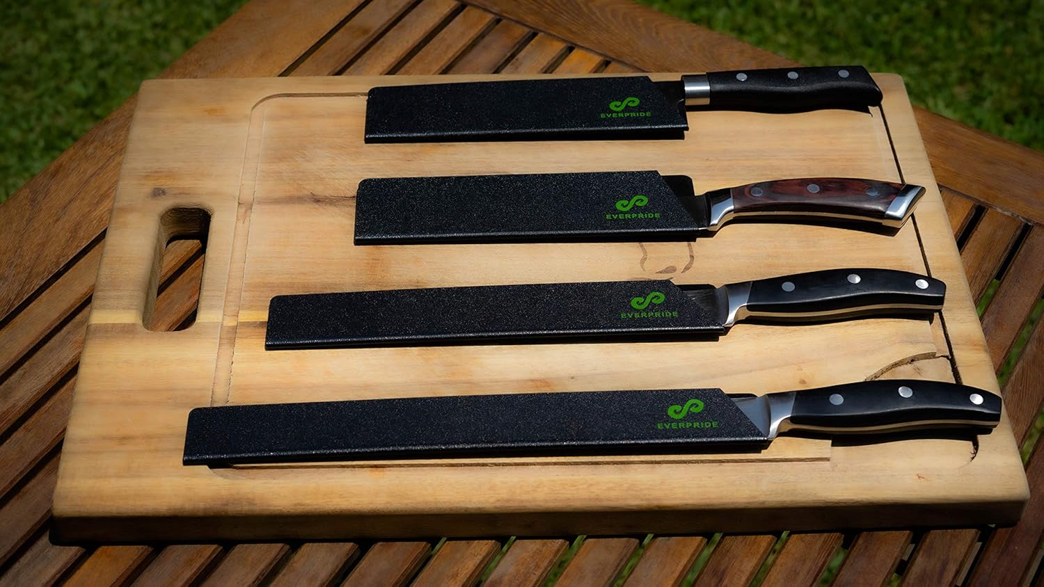 EVERPRIDE 6-Piece Chef Knife Sheath Set - Universal Durable Felt-Lined