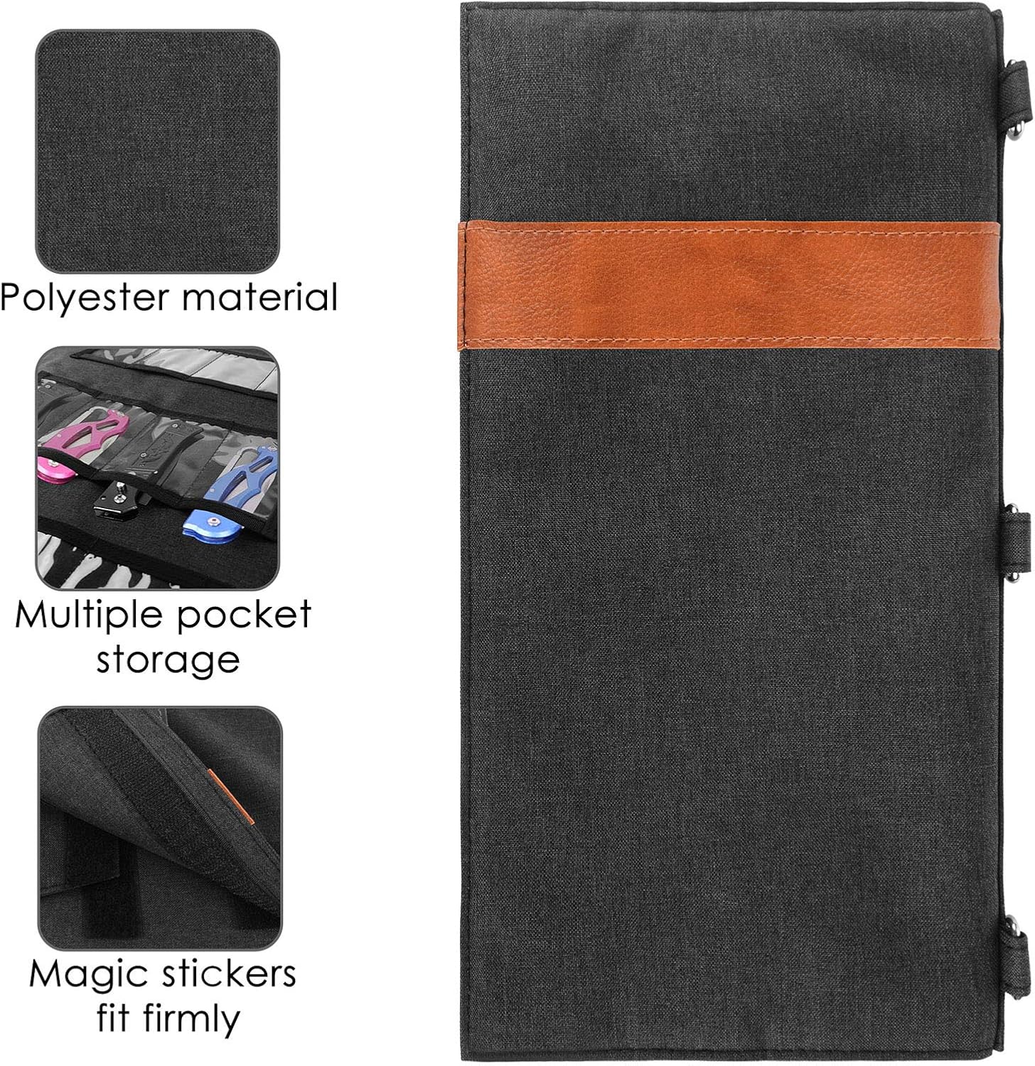 Linkidea Pocket Knife Display Bag with 18 Slots