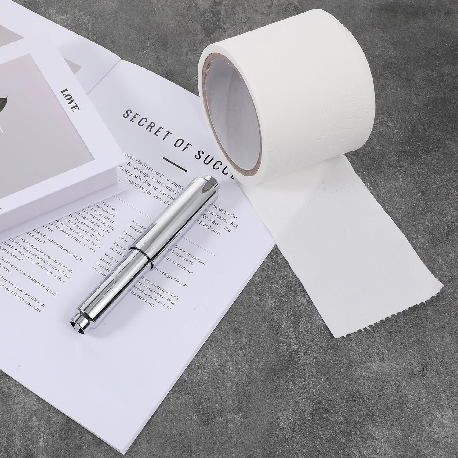 Chrome Toilet Paper Holder Replacement Rod