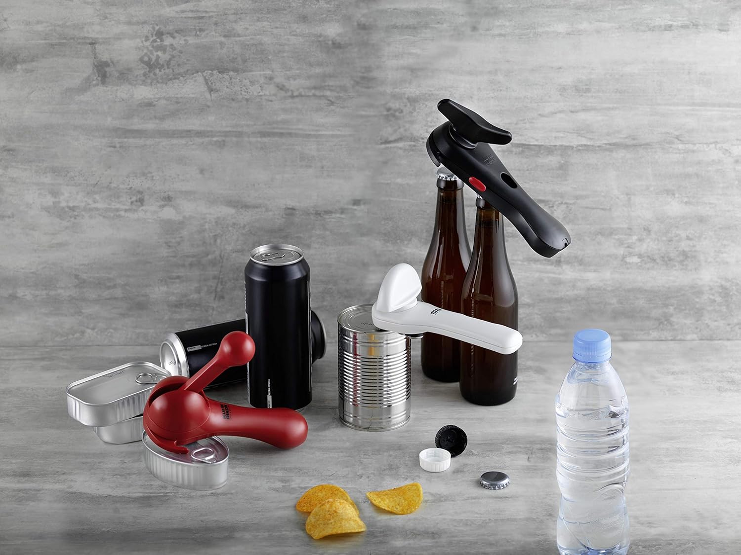 KUHN RIKON Strain-Free Jar Opener White