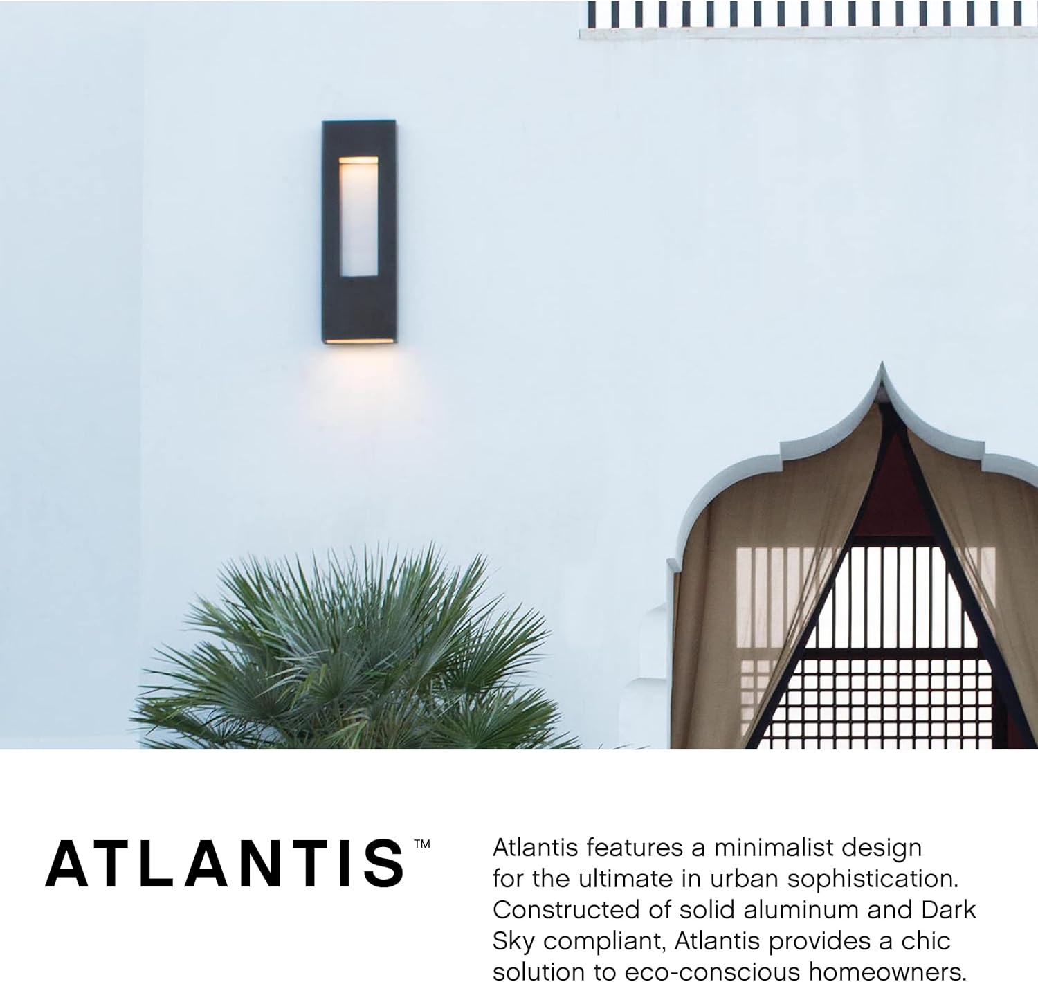 Hinkley Atlantis Wall Mount Outdoor Lantern - LED Bulbs Included