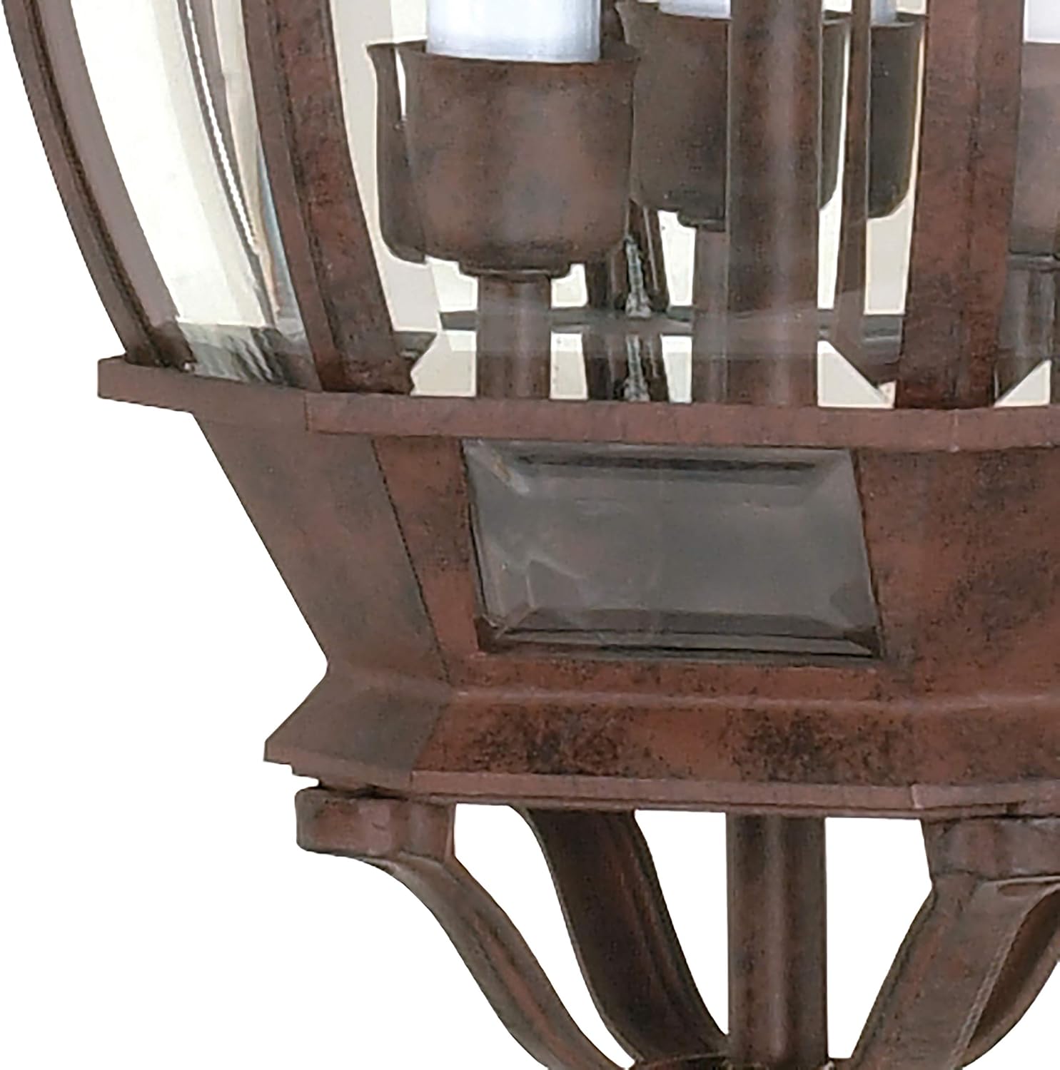 Nuvo 60895 Three Light Hanging Bronze Porch Lantern