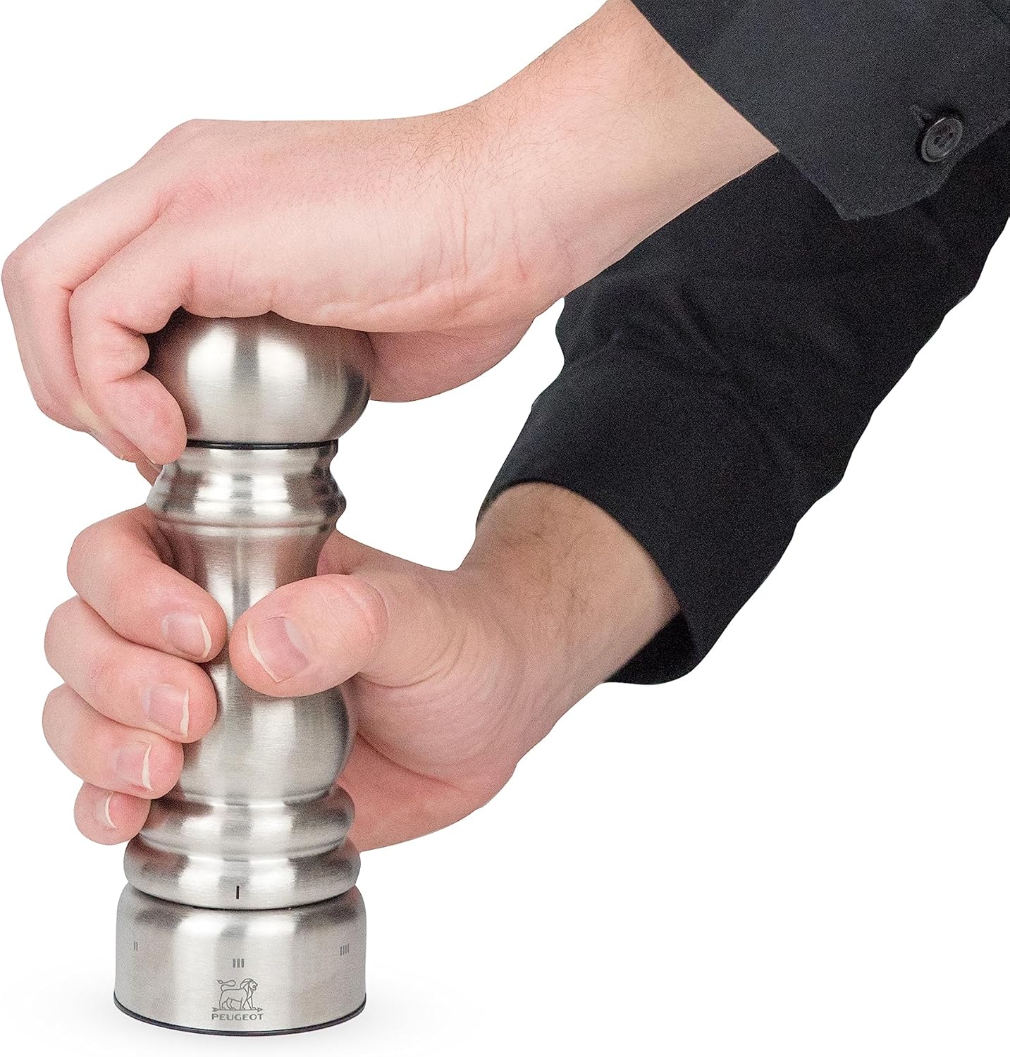 Peugeot Paris Chef uSelect Salt Mill - Adjustable Stainless Steel 1