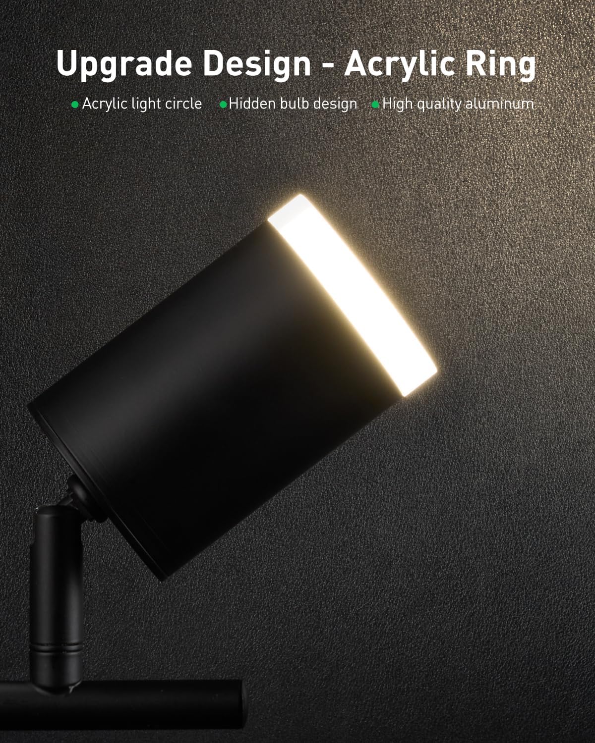 Bojim 4 Light LED Track Lighting Kit Ceiling