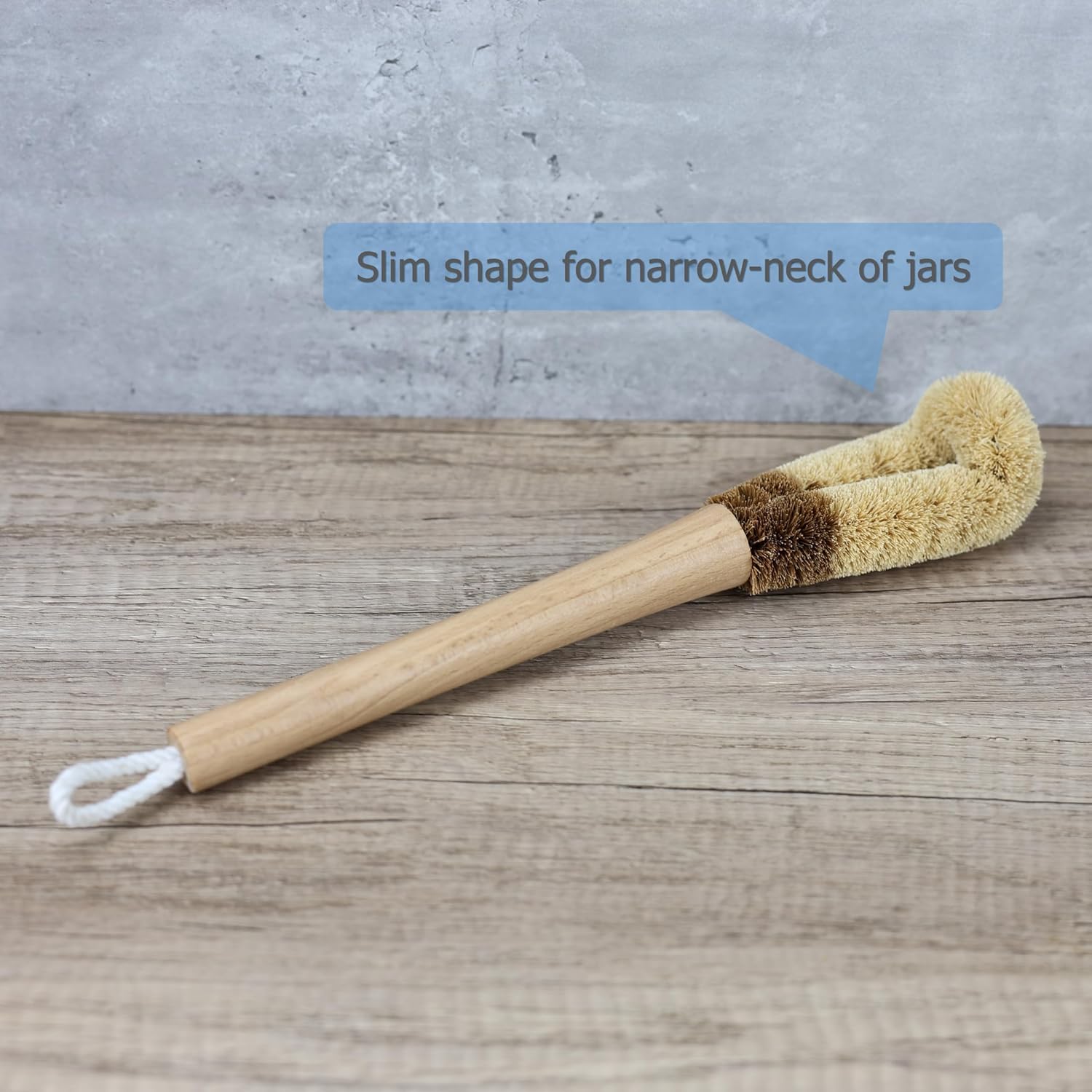 EIKS 2 Pack Bottle Cleaning Brushes with Coconut Fiber Bristles 1
