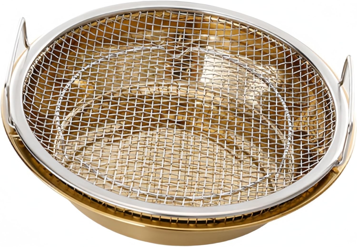 Stainless Steel Fine Mesh Fried Food Drain Rack with Tray