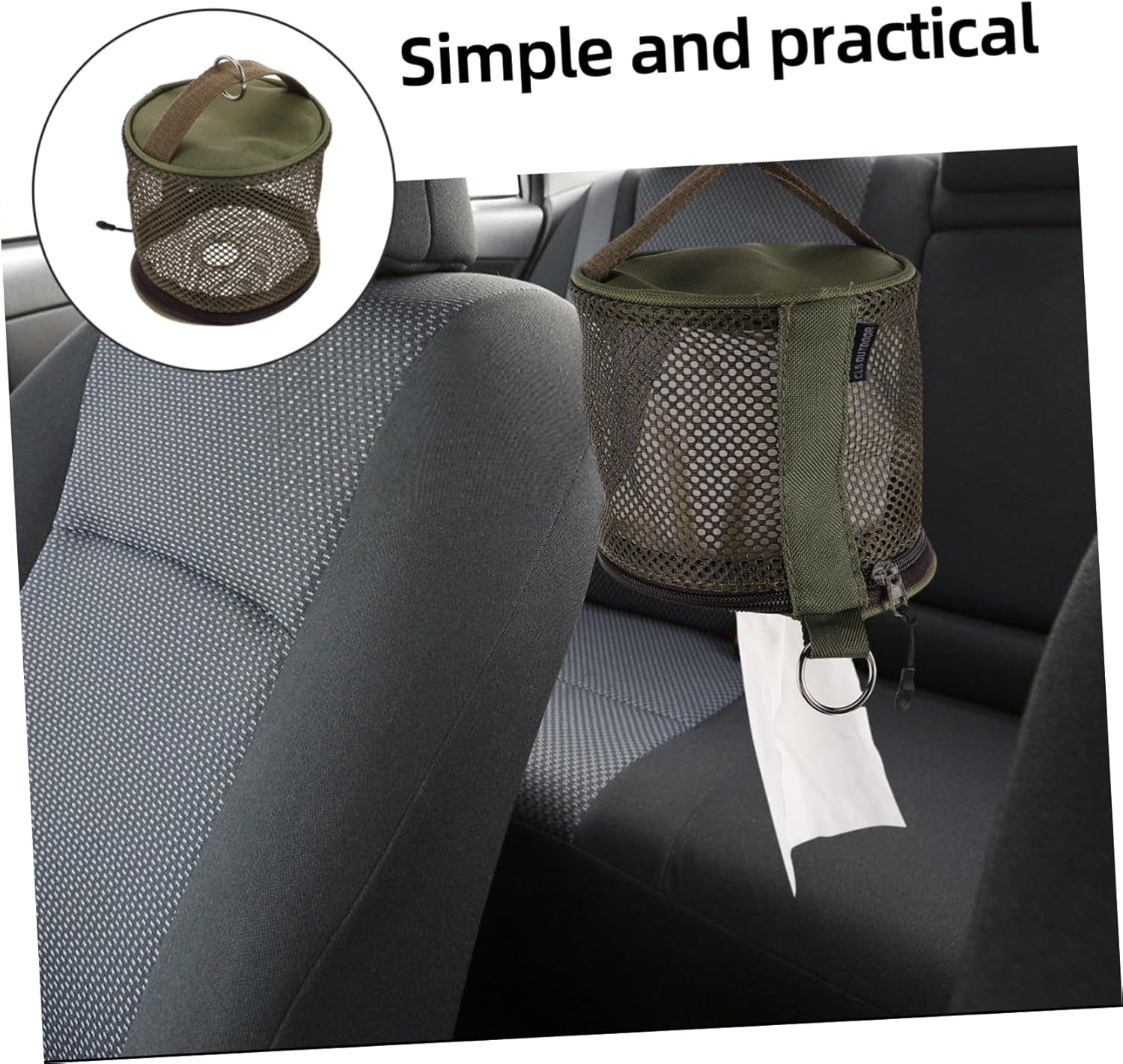 Toddmomy Portable Toilet Paper Holder for Camping