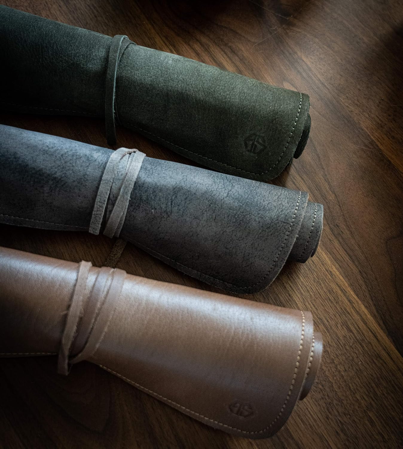 Angus Stoke Knife Roll Bag - 7 Slots for Up to 11 Knives
