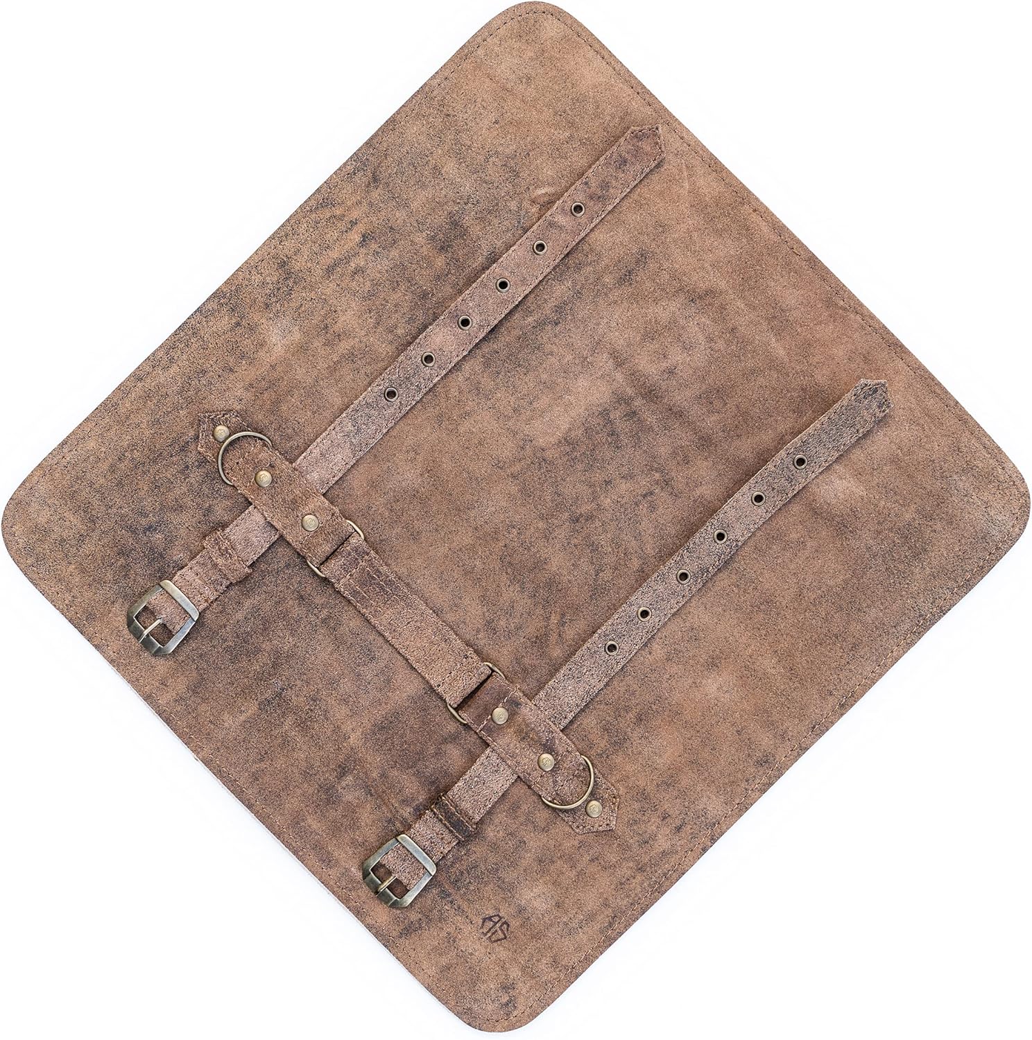 Angus Stoke Knife Roll Bag - 7 Slots Genuine Leather Chef Knife Case