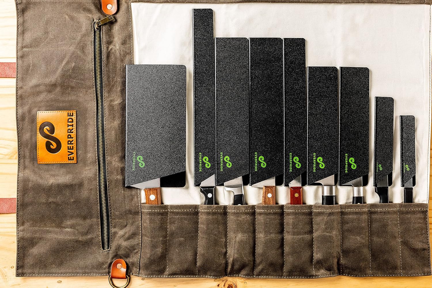 EVERPRIDE 9-Piece Knife Guard Set - Durable Universal Blade Covers